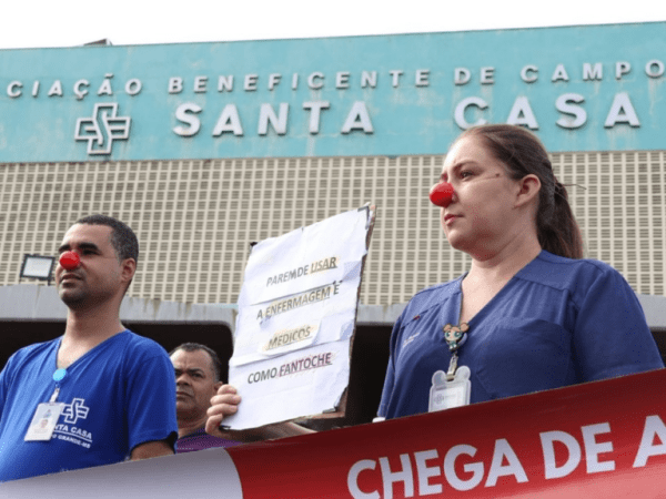 Funcionários da Santa Casa aderem à paralisação por atraso de pagamento de 13° salário