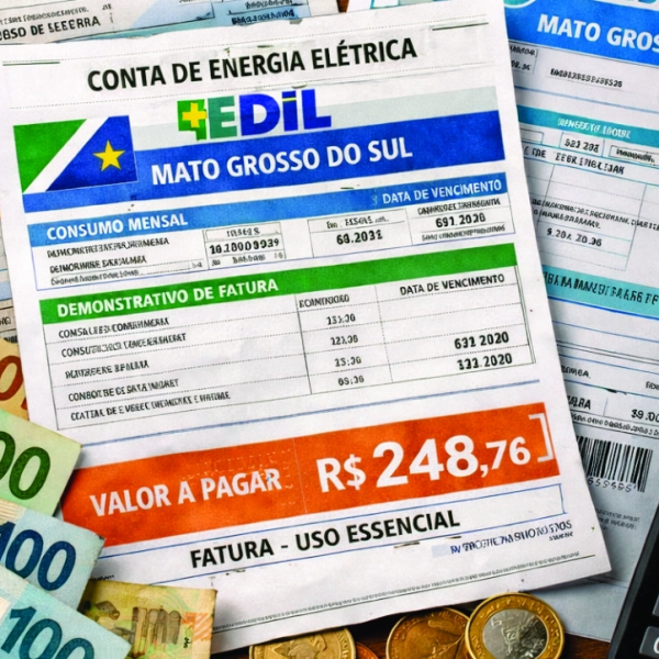 Análise de faturas expostas por vereador revela que aumento na conta de luz em Caarapó se deve ao consumo, não à alíquota da COSIP