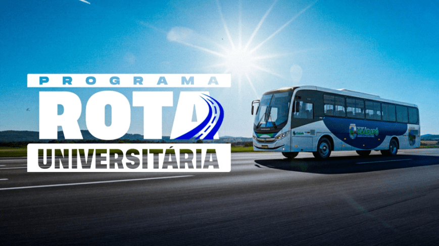 Programa Rota Universitária 2026 abre inscrições e marca novo modelo de transporte estudantil em Caarapó